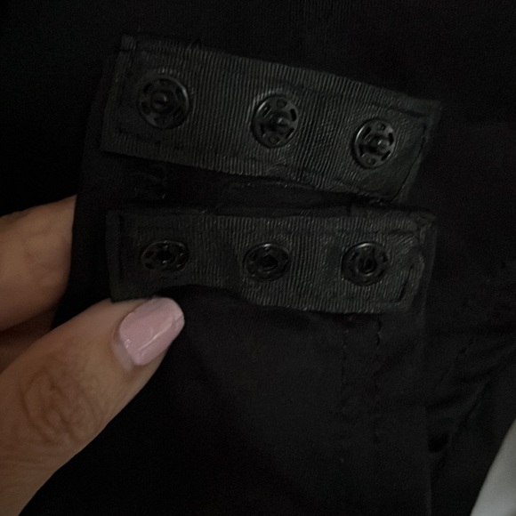 Sexy Black bodysuit with seven snap buttons in front. Long sleeve. Never worn. - Picture 3 of 5